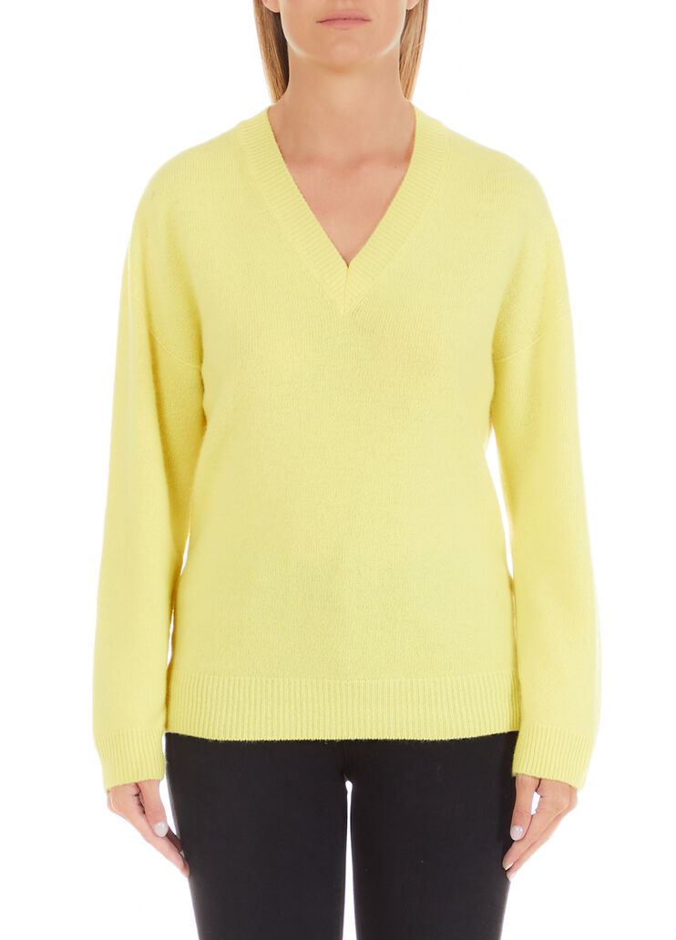 Jersey en mezcla de cachemira amarillo Liu Jo - large image number 0 Jersey en mezcla de cachemira amarillo Liu Jo - large image number 0
