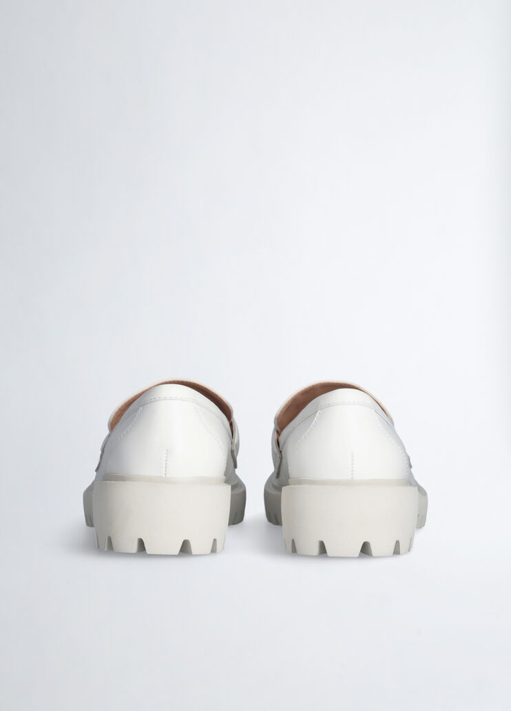 Leather moccasins white Liu Jo - large image number 6 Leather moccasins white Liu Jo - large image number 6