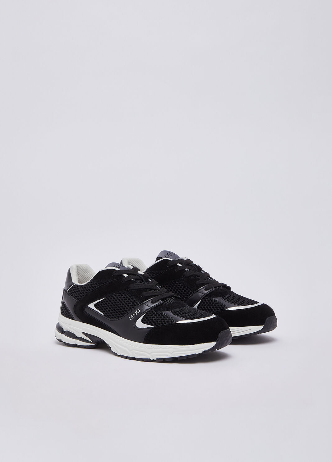 Sneakers aus Leder und Mesh Schwarz Liu Jo - large image number 1