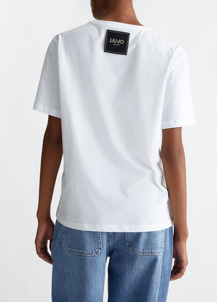 Oversized jersey T-shirt white Liu Jo - medium Oversized jersey T-shirt white Liu Jo - medium