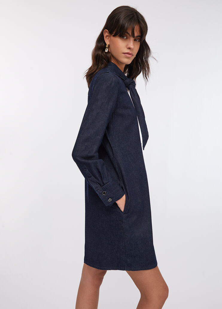 Abito chemisier in denim lavaggio classico Liu Jo - large image number 4