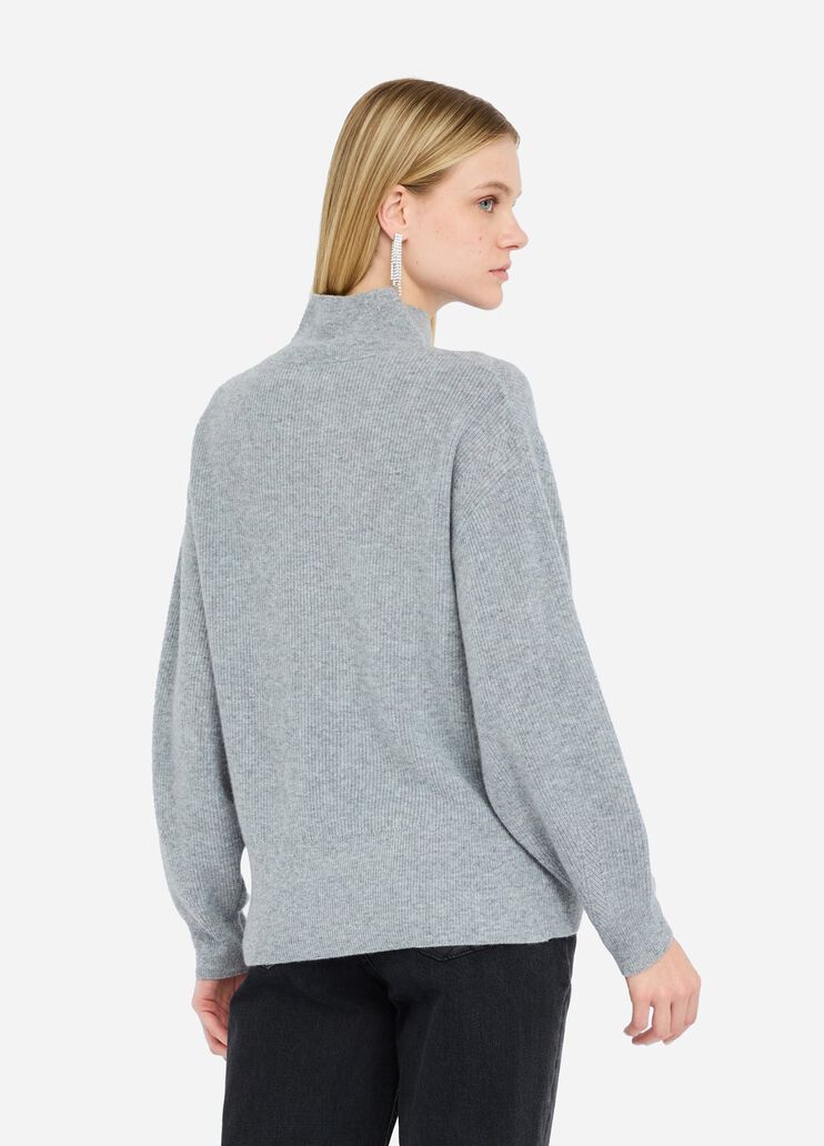 Wool and cashmere sweater grey Liu Jo - large image number 1 Wool and cashmere sweater grey Liu Jo - large image number 1