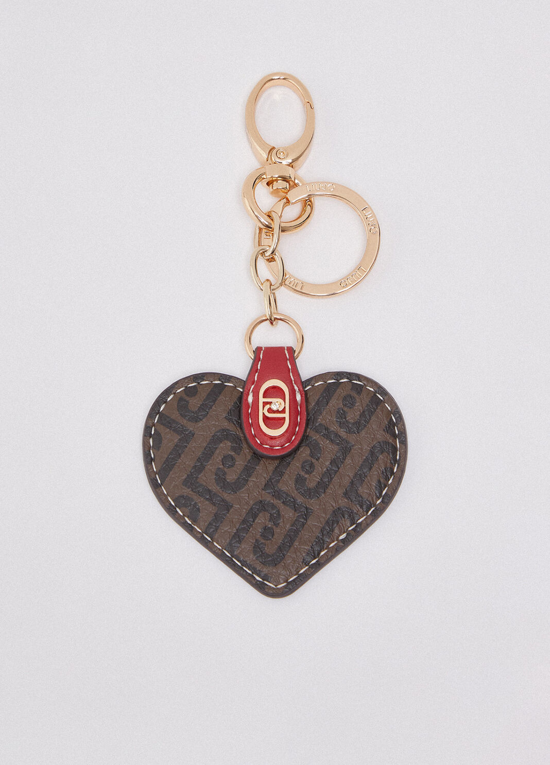 Keyring with heart dark brown Liu Jo - large image number 0