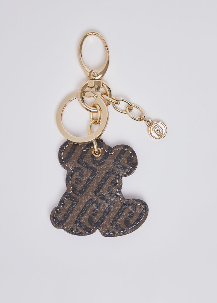 Porte-cl&eacute;s avec ourson marron fonc&eacute; Liu Jo - medium