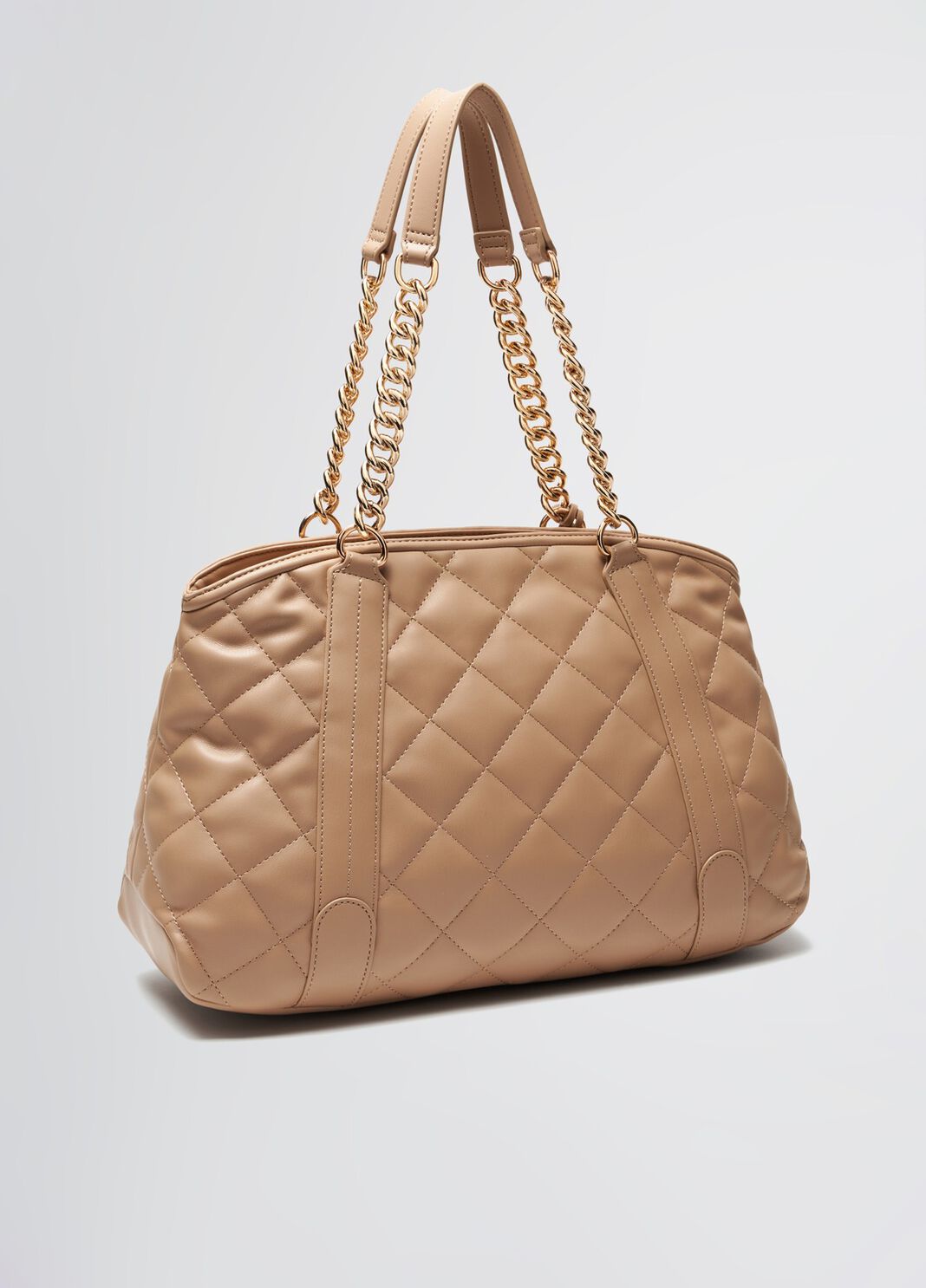 Medium quilted tote bag with charm pink Liu Jo - large image number 3