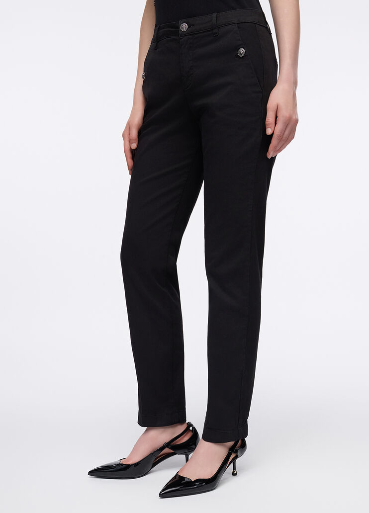 Chinohose im Slim-Fit Schwarz Liu Jo - large image number 0
