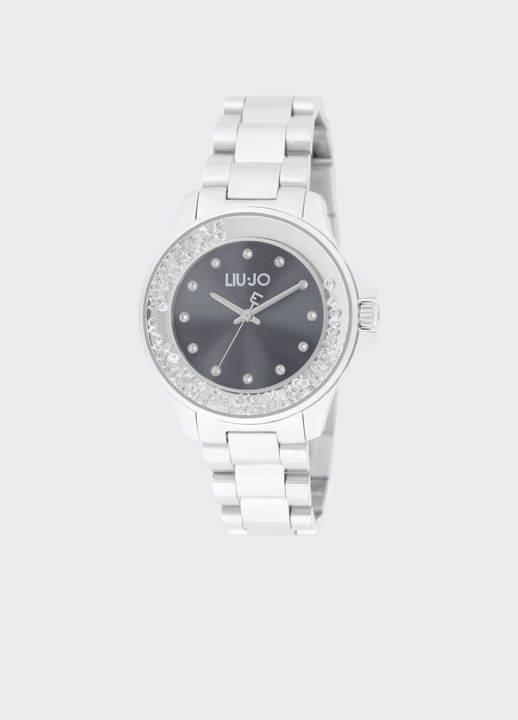 Steel watch with diamantés silver Liu Jo - medium Steel watch with diamantés silver Liu Jo - medium
