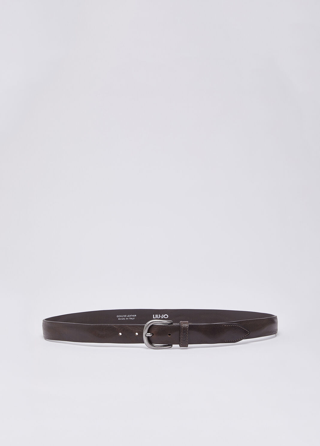 Leather belt chocolate Liu Jo - large image number 1