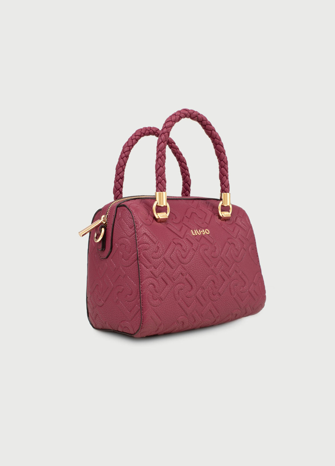 Mini boston bag with logo Violet Liu Jo - large image number 2