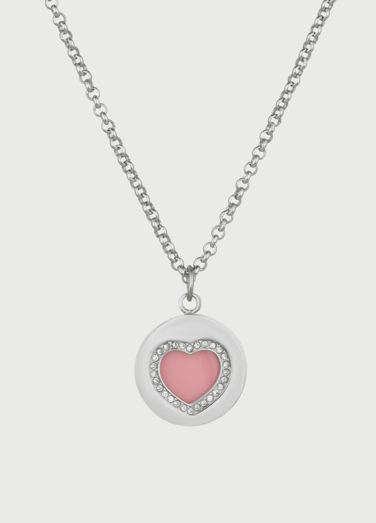 Collana con cuore e brill  Liu Jo - large image number 1 Collana con cuore e brill  Liu Jo - large image number 1