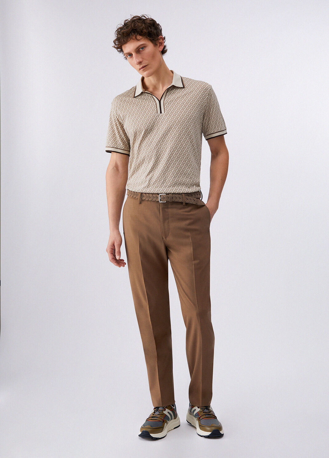 Wool-blend chinos ginger Liu Jo - large image number 5