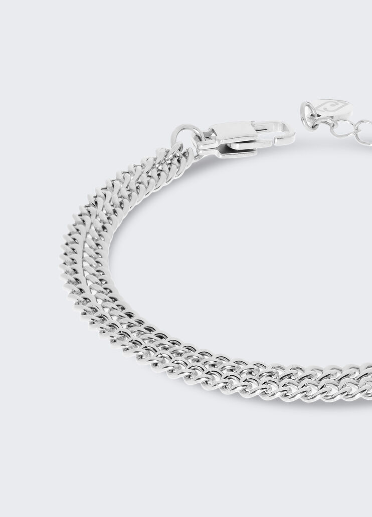 Men’s multi-strand bracelet silver tone Liu Jo - medium Men’s multi-strand bracelet silver tone Liu Jo - medium