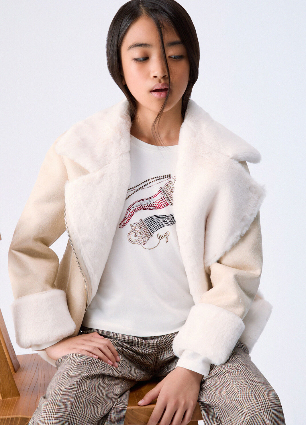 Printed Jersey T-shirt white Liu Jo - large image number 0