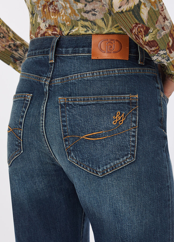 Jeans im Straight Fit Liu Jo Better Denimblau Liu Jo - large image number 4