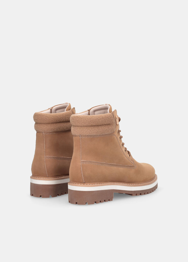 Suede ankle boots beige Liu Jo - large image number 3