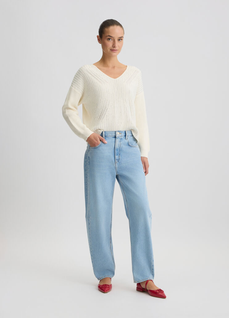 Pure cotton pullover white Liu Jo - medium Pure cotton pullover white Liu Jo - medium