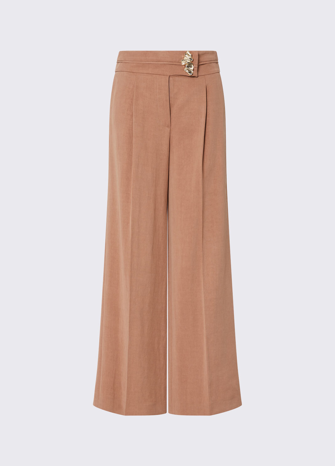 Trousers wide in tencel peony Liu Jo - large image number 6