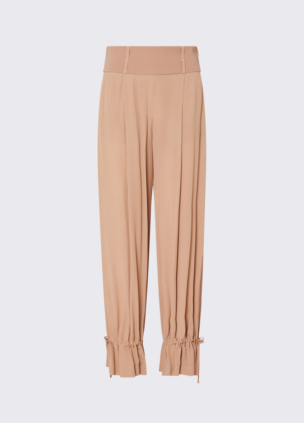 Wide-leg trousers with drawstring nude Liu Jo - large image number 6