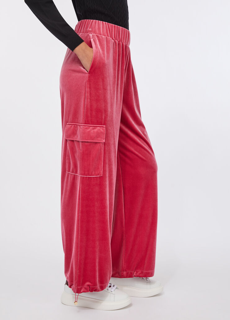 Chenille jogging pants black cherry Liu Jo - large image number 4