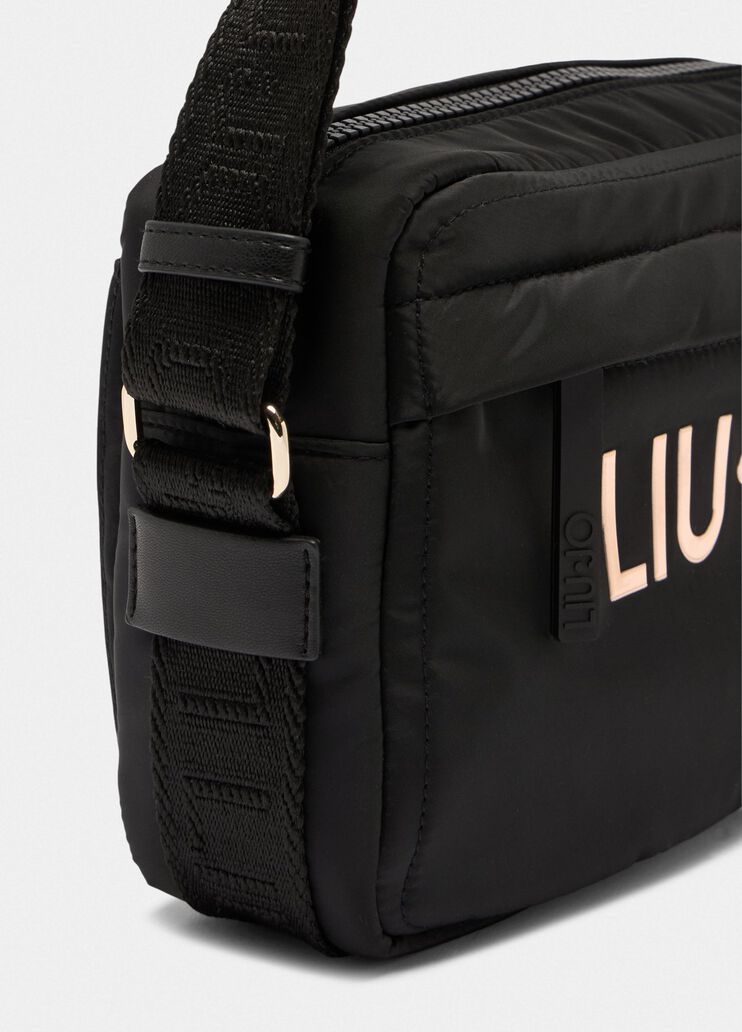 Mittelgroße Umhängetasche aus Nylon Schwarz Liu Jo - large image number 4
