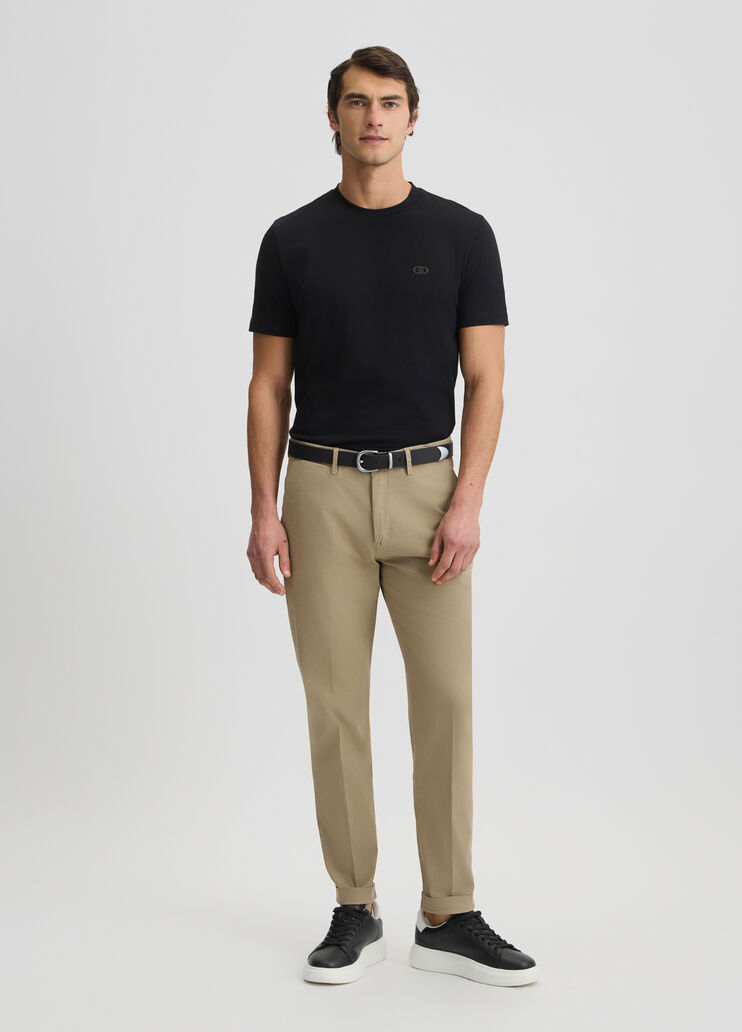 Black t-shirt with logo black Liu Jo - large image number 5 Black t-shirt with logo black Liu Jo - large image number 5