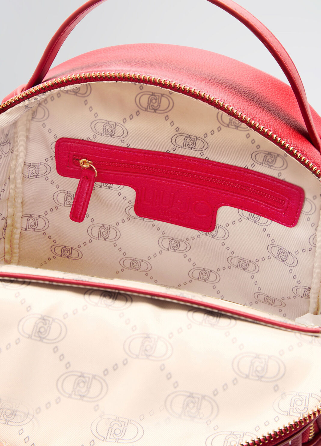 Zaino bottalato con pochette rosso Liu Jo - large image number 10