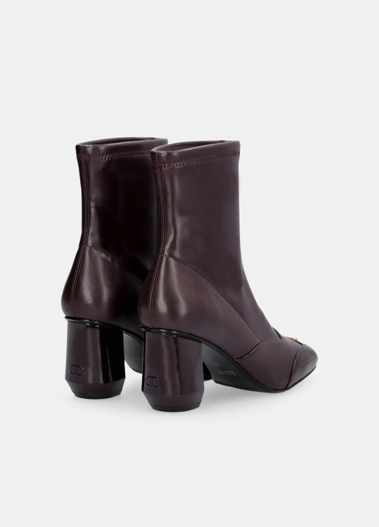 Stivaletti con tacco largo amarone Liu Jo - large image number 3