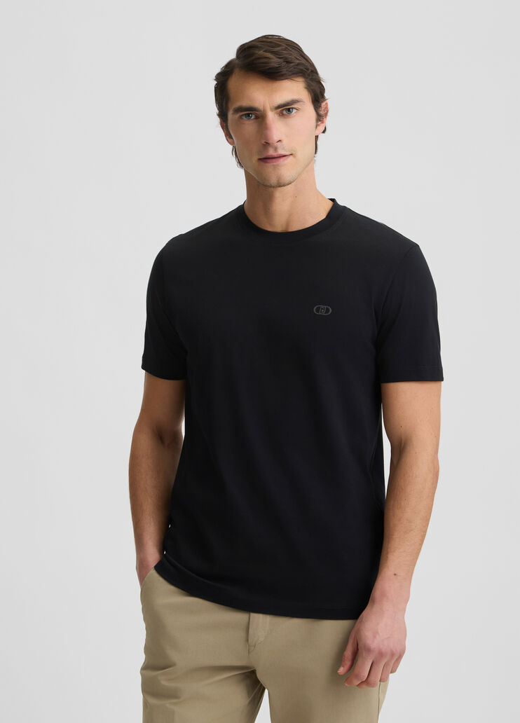 Black t-shirt with logo black Liu Jo - medium Black t-shirt with logo black Liu Jo - medium