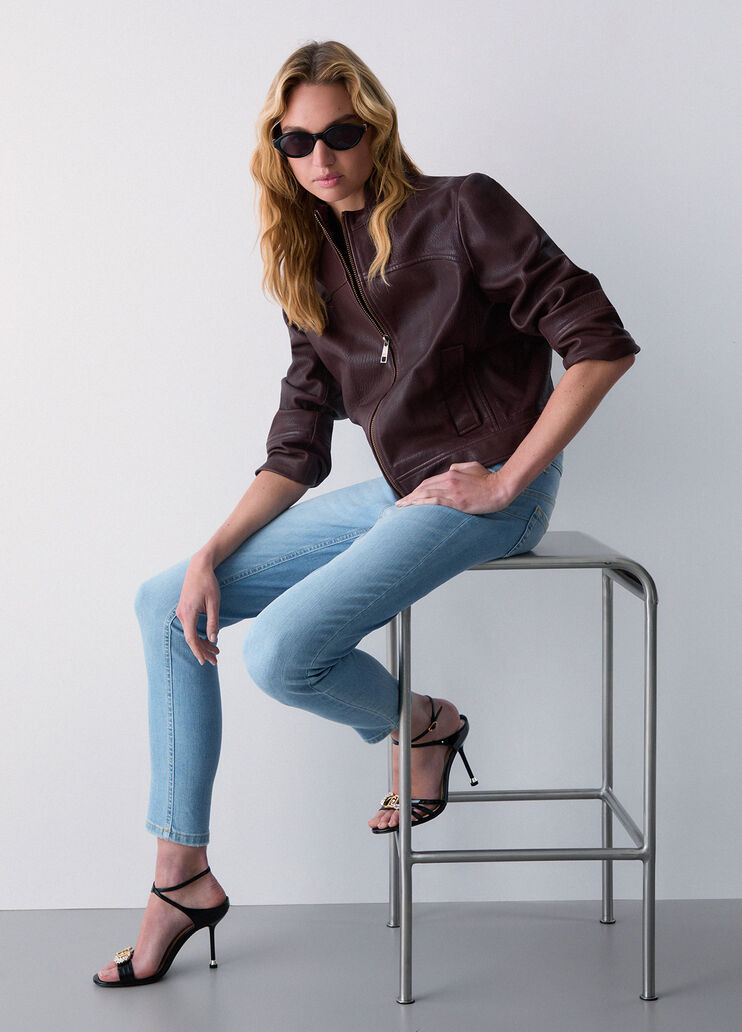 Cropped skinny jeans blue denim Liu Jo - medium