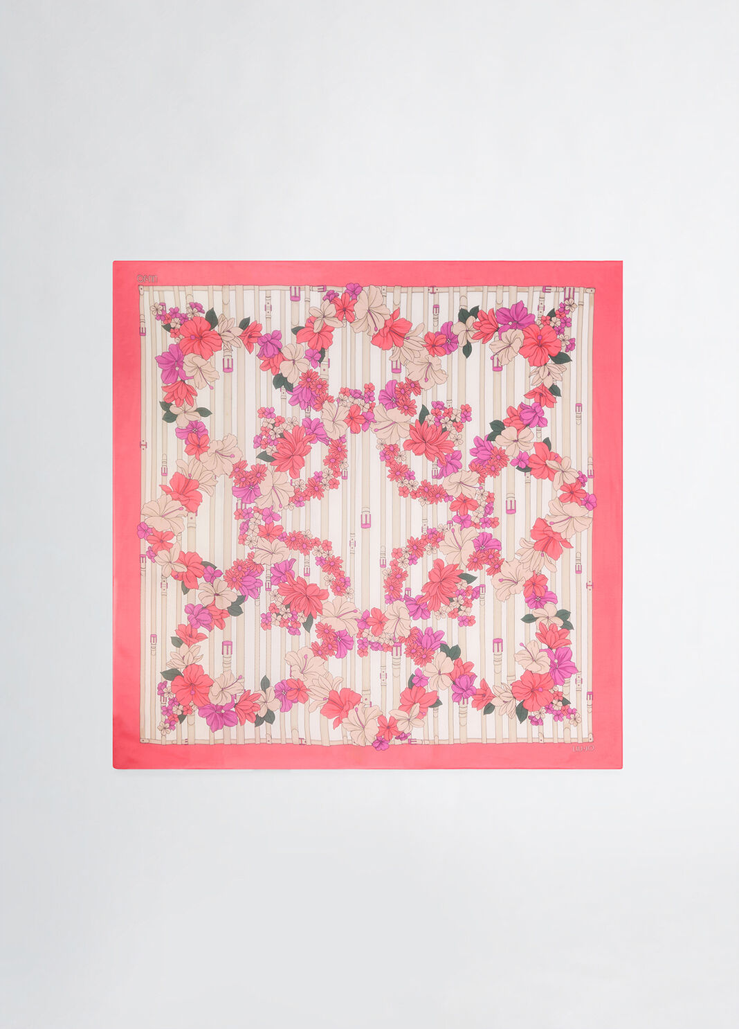 Floral scarf coral Liu Jo - large image number 2