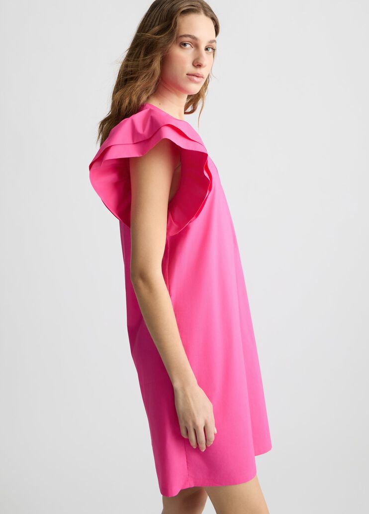 Short poplin dress pink Liu Jo - large image number 3 Short poplin dress pink Liu Jo - large image number 3