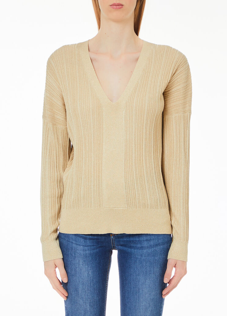 Lurex®-Pullover beige Liu Jo - medium Lurex®-Pullover beige Liu Jo - medium