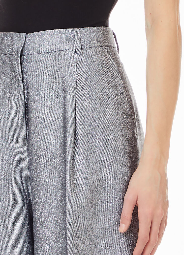 Bermuda en Lurex® argent Liu Jo - large image number 2