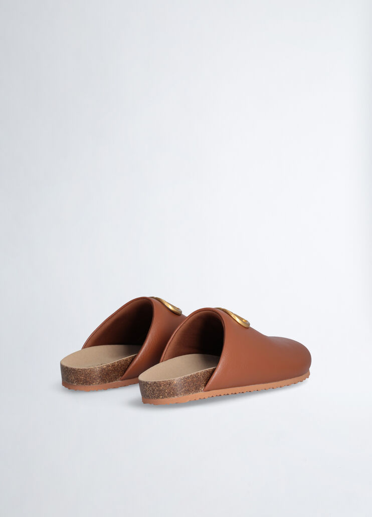 Mules with maxi-logo brown Liu Jo - large image number 3 Mules with maxi-logo brown Liu Jo - large image number 3