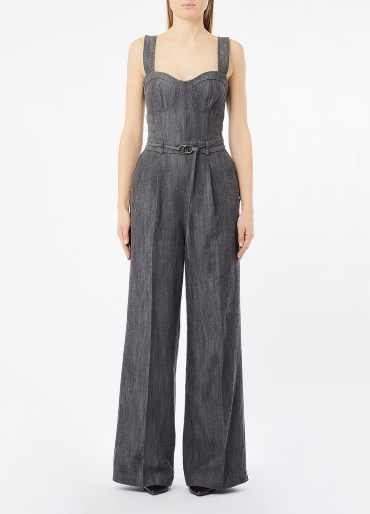Denim-Jumpsuit Denim-Grau Liu Jo - medium