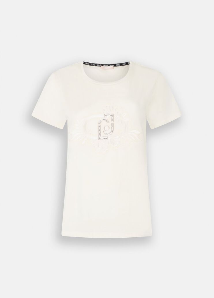 T-Shirt Liu Jo Better Weiß/Blumen Liu Jo - large image number 6