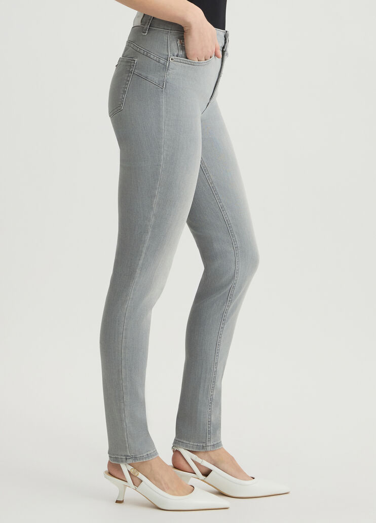 High-rise skinny jeans grey denim Liu Jo - large image number 3 High-rise skinny jeans grey denim Liu Jo - large image number 3
