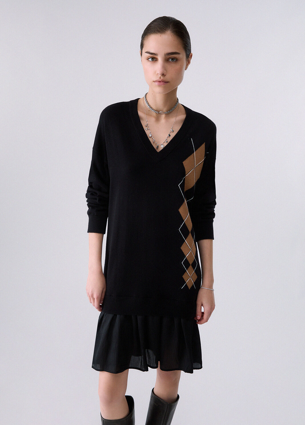 Short knit dress black Liu Jo - large image number 0