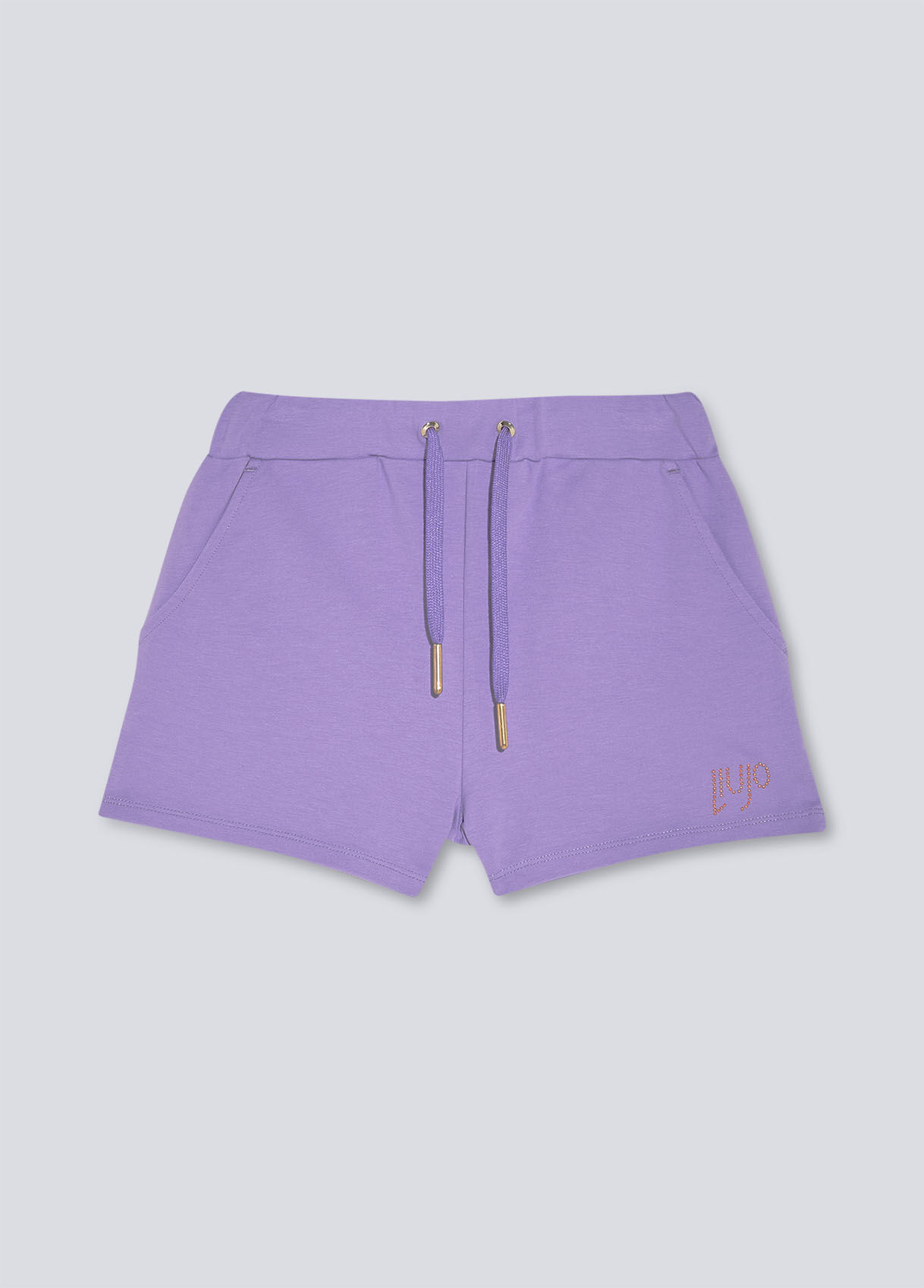 Plush shorts with logo