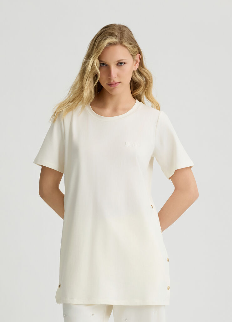 Liu Jo Better cotton T-shirt white Liu Jo - medium Liu Jo Better cotton T-shirt white Liu Jo - medium