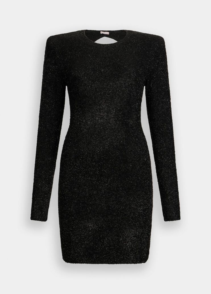 Robe en maille avec épaulettes noir Liu Jo - large image number 6