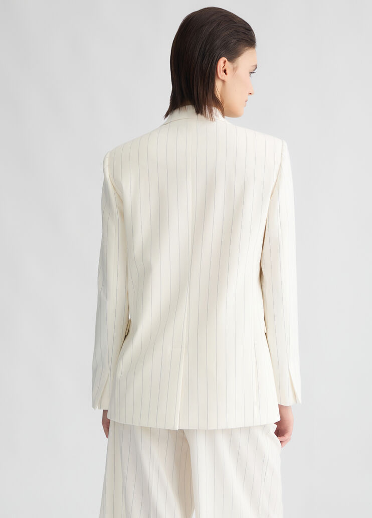 Double-breasted pinstripe blazer white Liu Jo - large image number 1 Double-breasted pinstripe blazer white Liu Jo - large image number 1