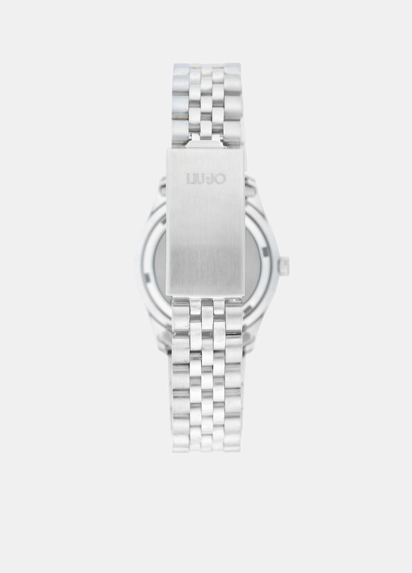 Steel watch with diamantés pink Liu Jo - large image number 1