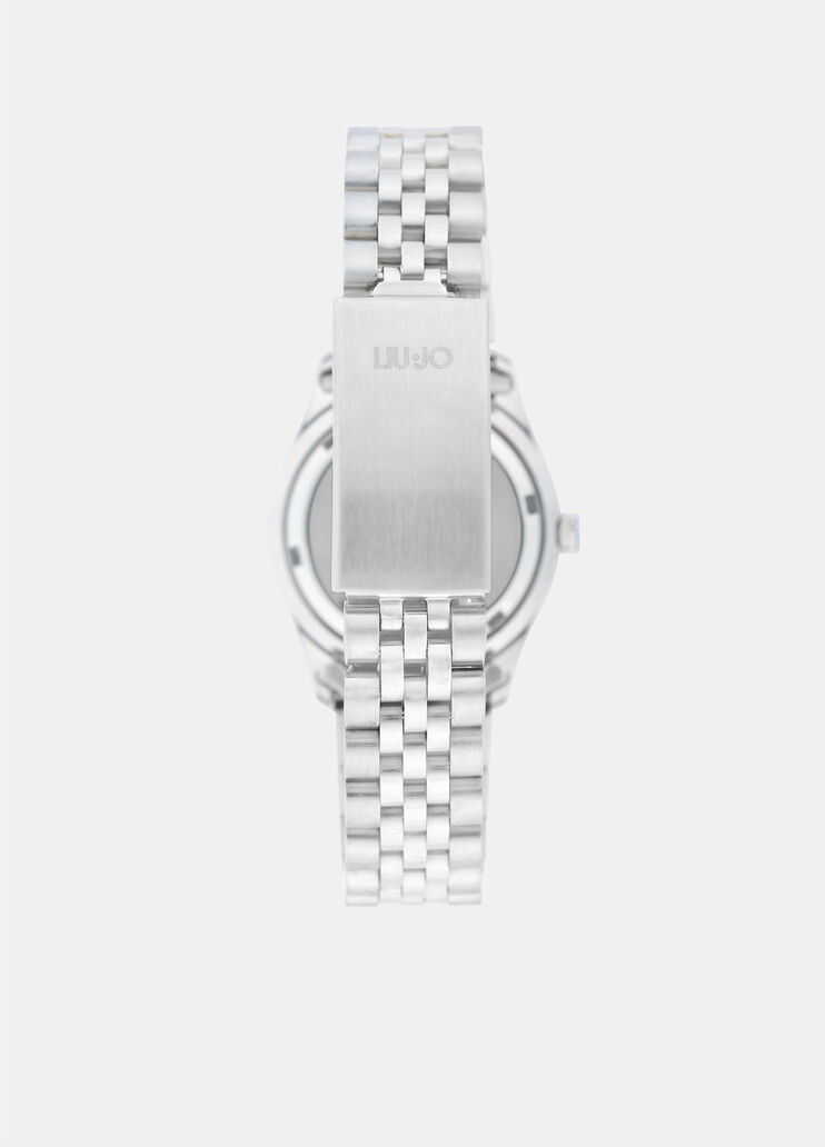 Steel watch with diamantés pink Liu Jo - large image number 1 Steel watch with diamantés pink Liu Jo - large image number 1
