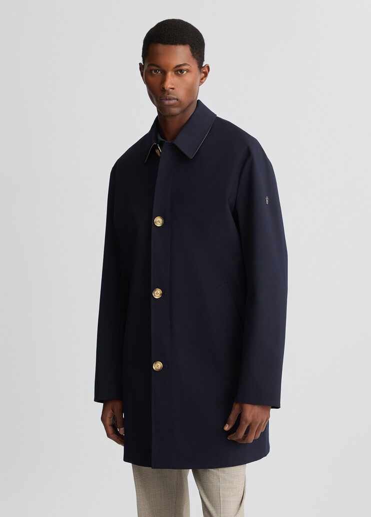 Men’s blue trench coat dark blue Liu Jo - medium Men’s blue trench coat dark blue Liu Jo - medium