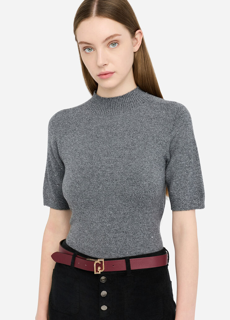 Reversible belt with logo red Liu Jo - medium Reversible belt with logo red Liu Jo - medium