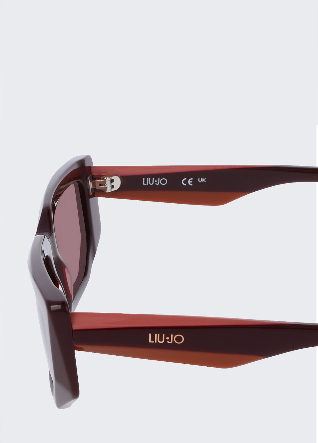 Gafas de sol rectangulares borgo&ntilde;a Liu Jo - large image number 2