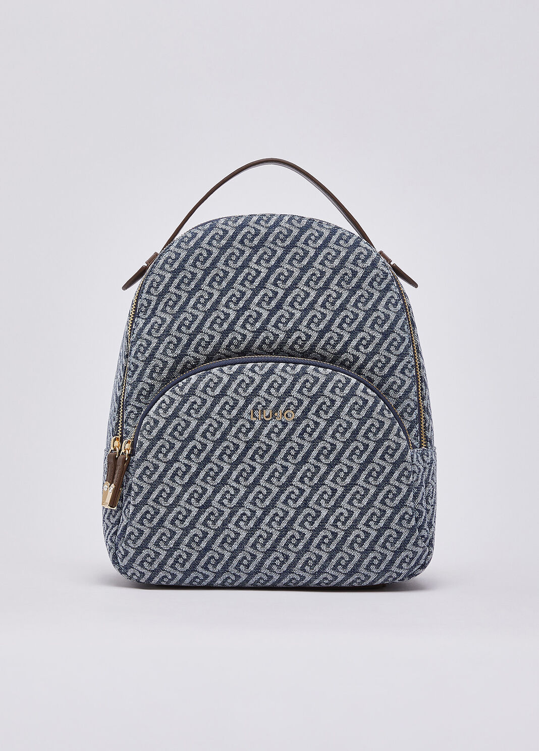 Rucksack Monogramm aus Denim denimblau Liu Jo - large image number 1