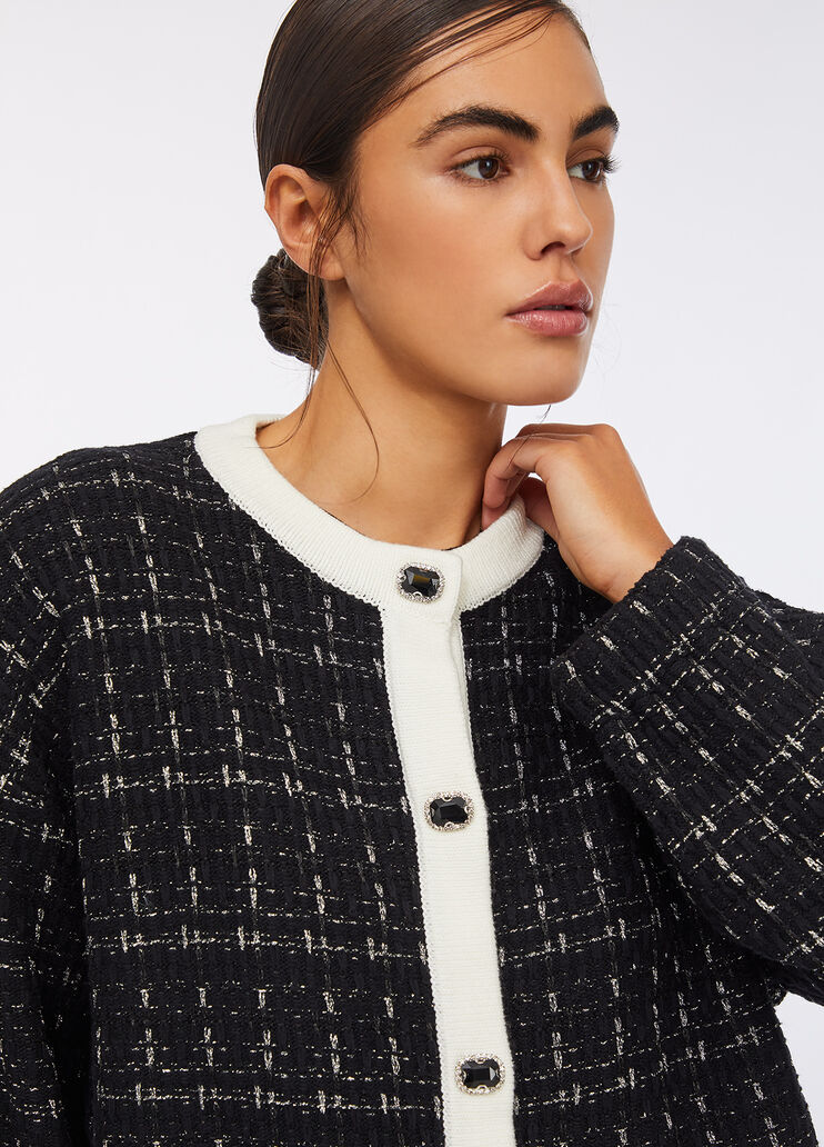 Veste avec boutons fantaisie noir Liu Jo - large image number 2