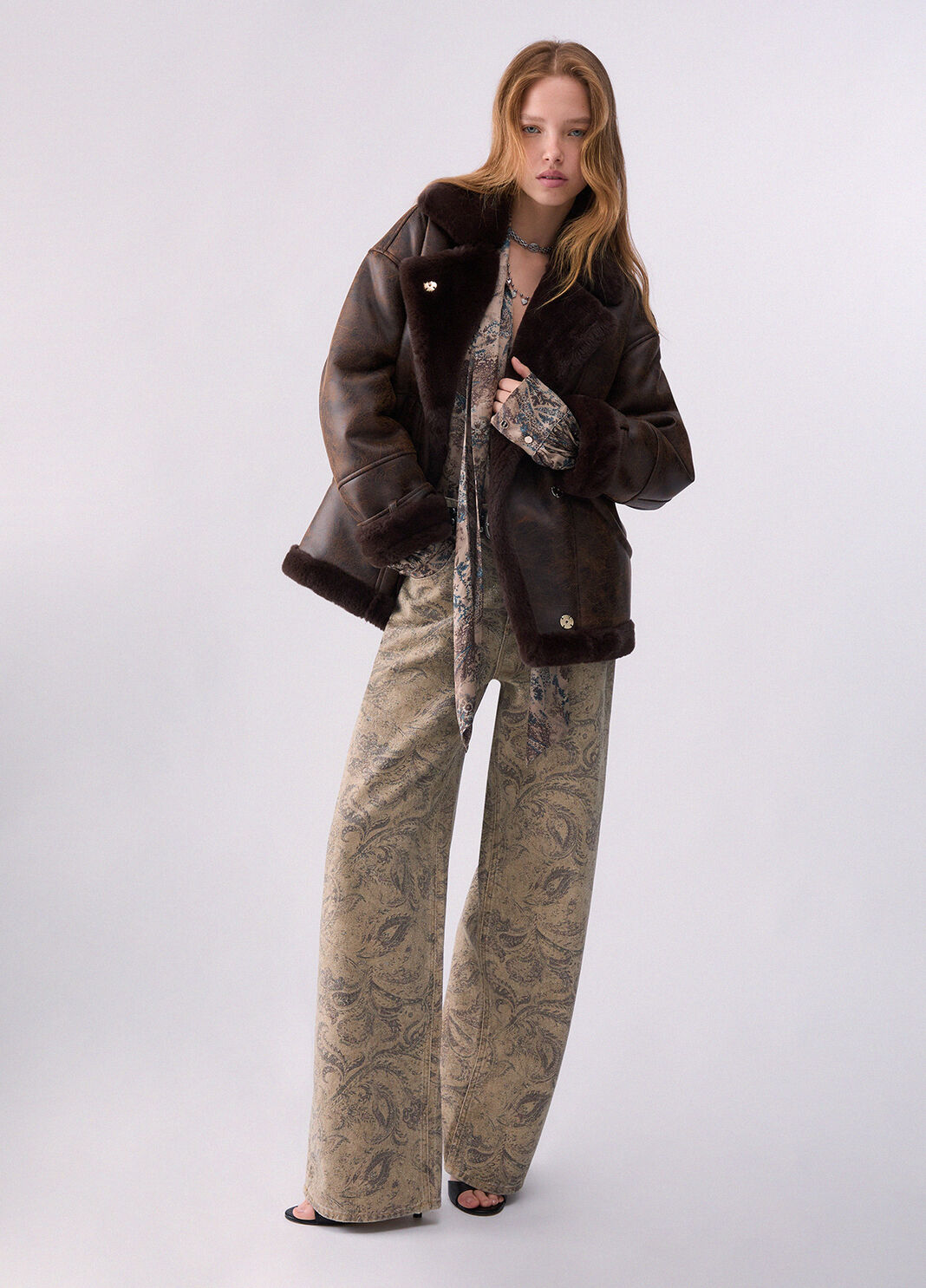 Aviator Jacket dark brown Liu Jo - large image number 5